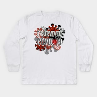 I Survived COVID-19! Kids Long Sleeve T-Shirt